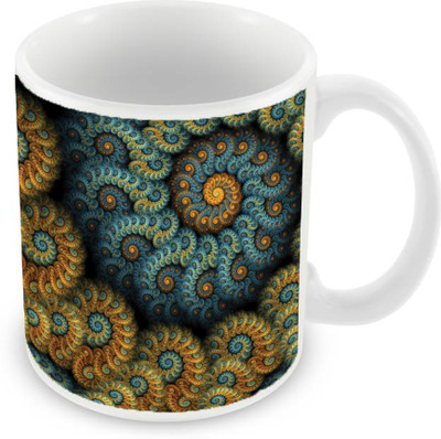 

Sleep Nature's SN-MG-2408 Ceramic Mug(350 ml), Multicolor