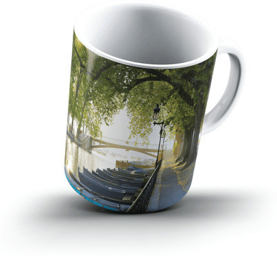 

Ucard Landscape2683001 Bone China, Ceramic, Porcelain Mug(325 ml), Multicolor
