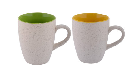 

PFUMART NMUG00113 Ceramic Mug(290 ml, Pack of 2), Multicolor