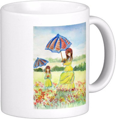 

Exoctic Silver Best Quoted Coffee 00260 Ceramic Mug(300 ml), Multicolor