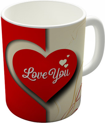 

Shaildha V057 Ceramic Mug(350 ml), Multicolor