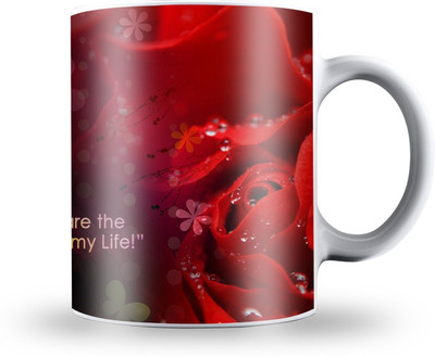 

Presto Love Gift for Girlfriend Boyfriend valentine day L1 Ceramic Mug(330 ml), White