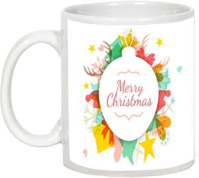 

AllUPrints Loads Of Christmas Gifts Ceramic Mug(325 ml), White