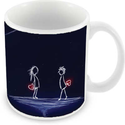 

Sleep Nature's SN-MG-2591 Ceramic Mug(350 ml), Multicolor