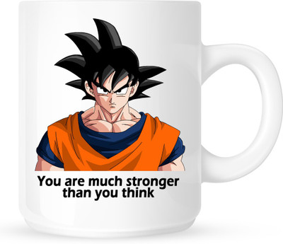 

Huppme Strong Goku White Ceramic Mug(350 ml)