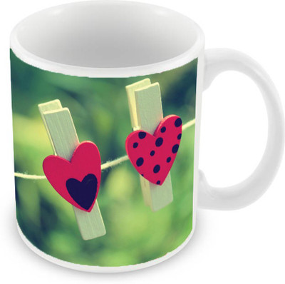 

Sleep Nature's SN-MG-2006 Ceramic Mug(350 ml), Multicolor