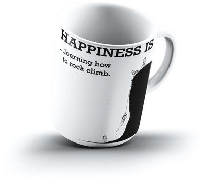 

Ucard Happiness Is2110 Bone China, Ceramic, Porcelain Mug(325 ml)