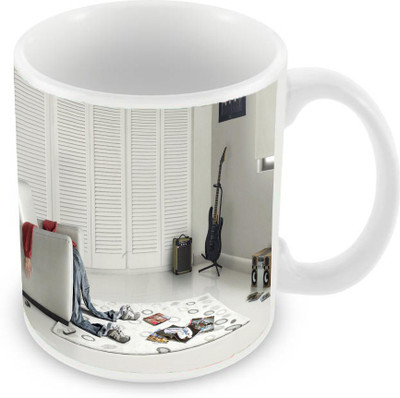 

Sleep Nature's SN-MG-579 Ceramic Mug(350 ml), White