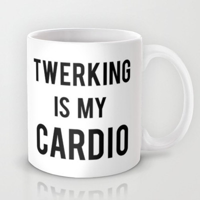 58% OFF on Astrode Twerking Is My Cardio Ceramic Mug(325 ml)