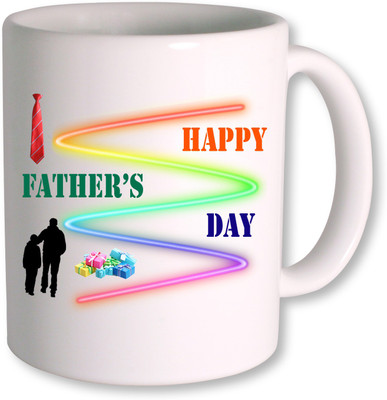 

PhotogiftsIndia Happy Fathers Day 028 Ceramic Mug(350 ml), White