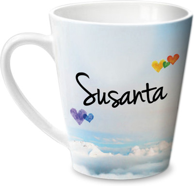 

Hot Muggs Simply Love You Susanta Conical Ceramic Mug(350 ml)