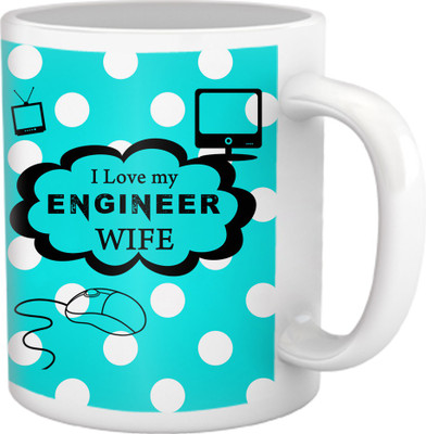 28% OFF on TIED RIBBONS I Love My Engineer Wife Coffee Ceramic Coffee Mug(350 ml) 28% OFF on TIED RIBBONS I Love My Engineer Wife Coffee Ceramic Coffee Mug(350 ml)