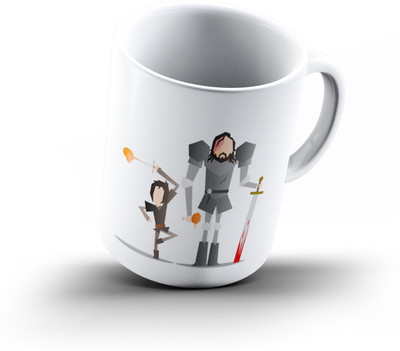 

Ucard Game Of Thrones734 Bone China, Ceramic, Porcelain Mug(325 ml), Multicolor