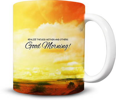 

Ackme Design Good Morning, Sky, Coffees Ceramic Mug(325 ml), Multicolor