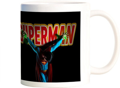 

Rangeele Inkers Superman kryptonite Loss Ceramic Mug(300 ml), Multicolor