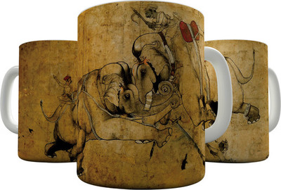 

Shaildha HP_014_001 Ceramic Mug(350 ml), Multicolor