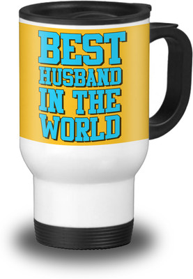 

SKY TRENDS Travel-Mug050 Aluminium Mug(600 ml), White