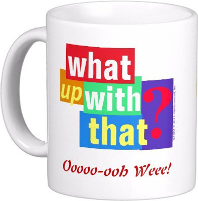 

Exoctic Silver Quoteds ooooo41 Ceramic Mug(300 ml), Multicolor