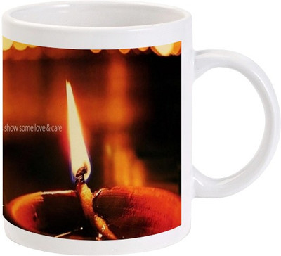 

Lolprint 108 Diwali Ceramic Mug(325 ml)