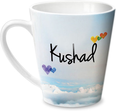 

Hot Muggs Simply Love You Kushad Conical Ceramic Mug(350 ml)