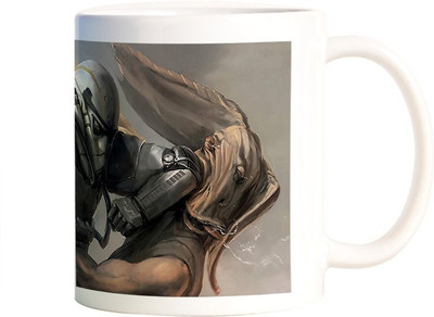 

Rangeele Inkers Stormtrooper funny Ceramic Mug(300 ml), Multicolor