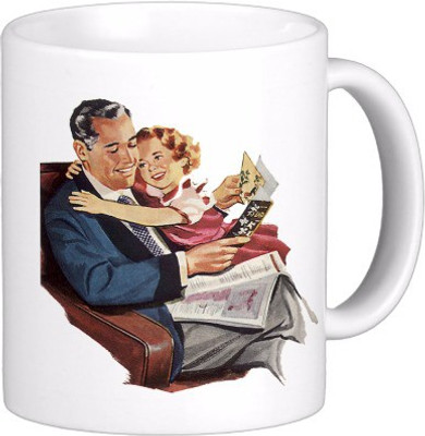 

Exoctic Silver Best Quoted Coffee 00282 Ceramic Mug(300 ml), Multicolor
