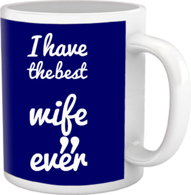 TIED RIBBONS Best Gift for Wife Ceramic Coffee Mug(350 ml) TIED RIBBONS Best Gift for Wife Ceramic Coffee Mug(350 ml)