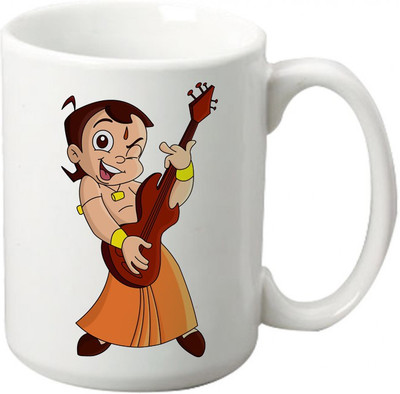 

Maison N Mode Chhota Bheem With Guitar Coffee Ceramic Mug(330 ml), Multicolor