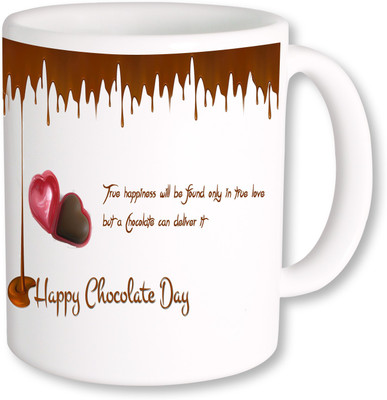 

PhotogiftsIndia Happy Chocolate Day 05 Ceramic Mug(325 ml), Multicolor