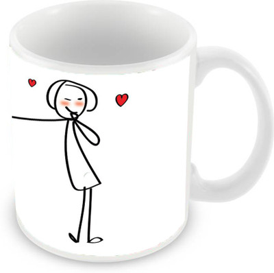 

Sleep Nature's SN-MG-2657 Ceramic Mug(350 ml), White