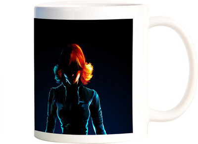 

Rangeele Inkers Black Widow Avengers Ceramic Mug(300 ml), Multicolor