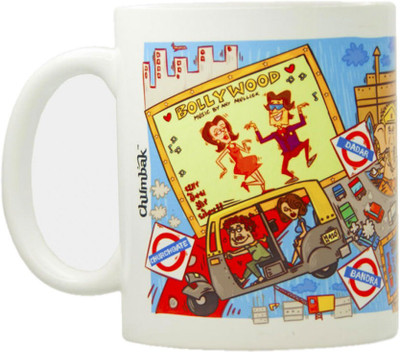 

Chumbak MG165 Ceramic Mug(300 ml, Pack of 103)