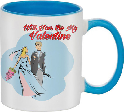 

SKY TRENDS Great Romantic Love Best Gifts For Valentine Day For Girlfriend Boyfriend Fiance Wife Husband, Anniversary,Christmas, Design 039 Ceramic Mug(325 ml), Multicolor