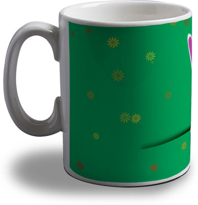 

Artifa Cute Bunny Looking Porcelain, Ceramic Mug(350 ml), Multicolor