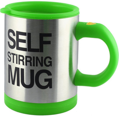 

Shopo Self Stirring Tea Coffee Stainless Steel Mug(250 ml)