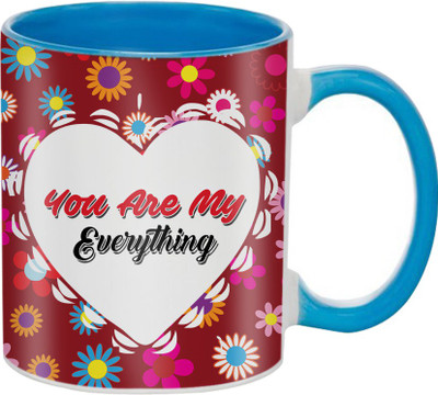 

SKY TRENDS Valentine Gifts For Wife Girlfriend Boyfriend Fiance Husband Couple Best Gifts For Valentine Day Design 001 Ceramic Mug(325 ml), Blue