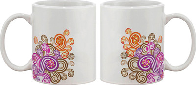 

Artifa Dreamy Plant Porcelain, Ceramic Mug(350 ml), Multicolor