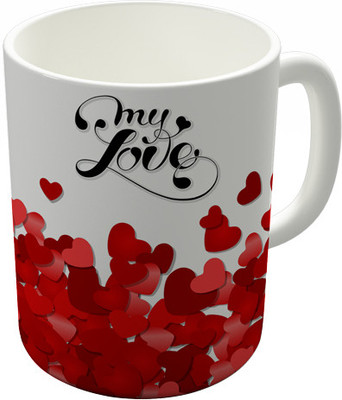 

Shaildha V078 Ceramic Mug(350 ml), Multicolor