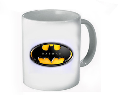 My Bestow Printed White Ceramic Ceramic Mug(320 ml), Multicolor