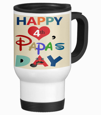 

Tied Ribbons Gift for 4th Father's Day_Best Dad_20_Pristine Stainless Steel Mug(475 ml), Multicolor