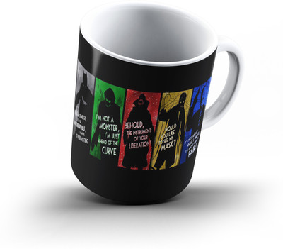 

Ucard Bat Man111 Bone China, Ceramic, Porcelain Mug(325 ml), Multicolor