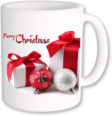 

PhotogiftsIndia Gift Image With Merry Christmas Ceramic Mug(325 ml), Multicolor