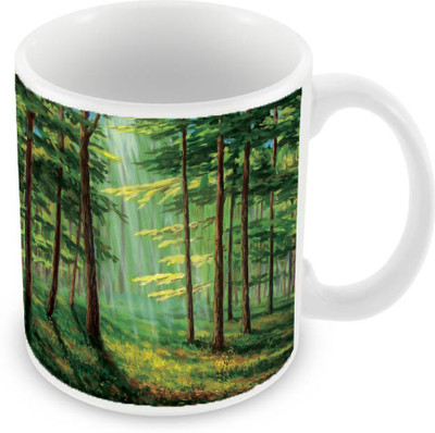 

Sleep Nature's SN-MG-2364 Ceramic Mug(350 ml), Green