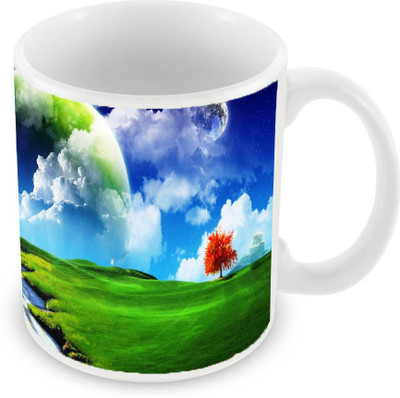 

Sleep Nature's SN-MG-708 Ceramic Mug(350 ml), Multicolor