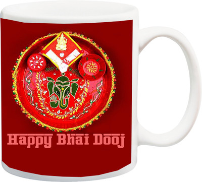 

ME&YOU Special Bhaidooj Gift Item;Gifting Ceramic Mug(325 ml)