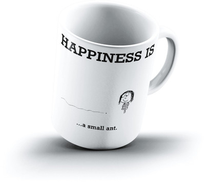 

Ucard Happiness Is1658 Bone China, Ceramic, Porcelain Mug(325 ml)