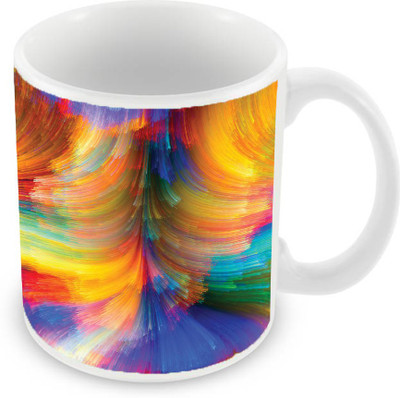 

Sleep Nature's SN-MG-2429 Ceramic Mug(350 ml), Multicolor