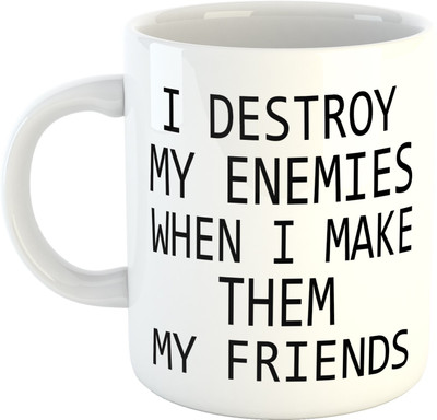 

Deeher Gifts motivational quotes design -8 Ceramic Mug(330 ml), Multicolor