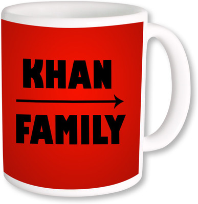 

PhotogiftsIndia Khan Family 007 Ceramic Mug(325 ml), Multicolor