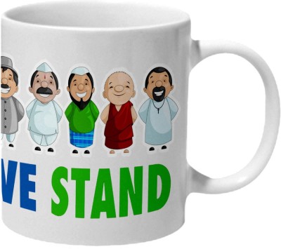 Mooch Wale United We Stand Ceramic Coffee Mug(325 ml)